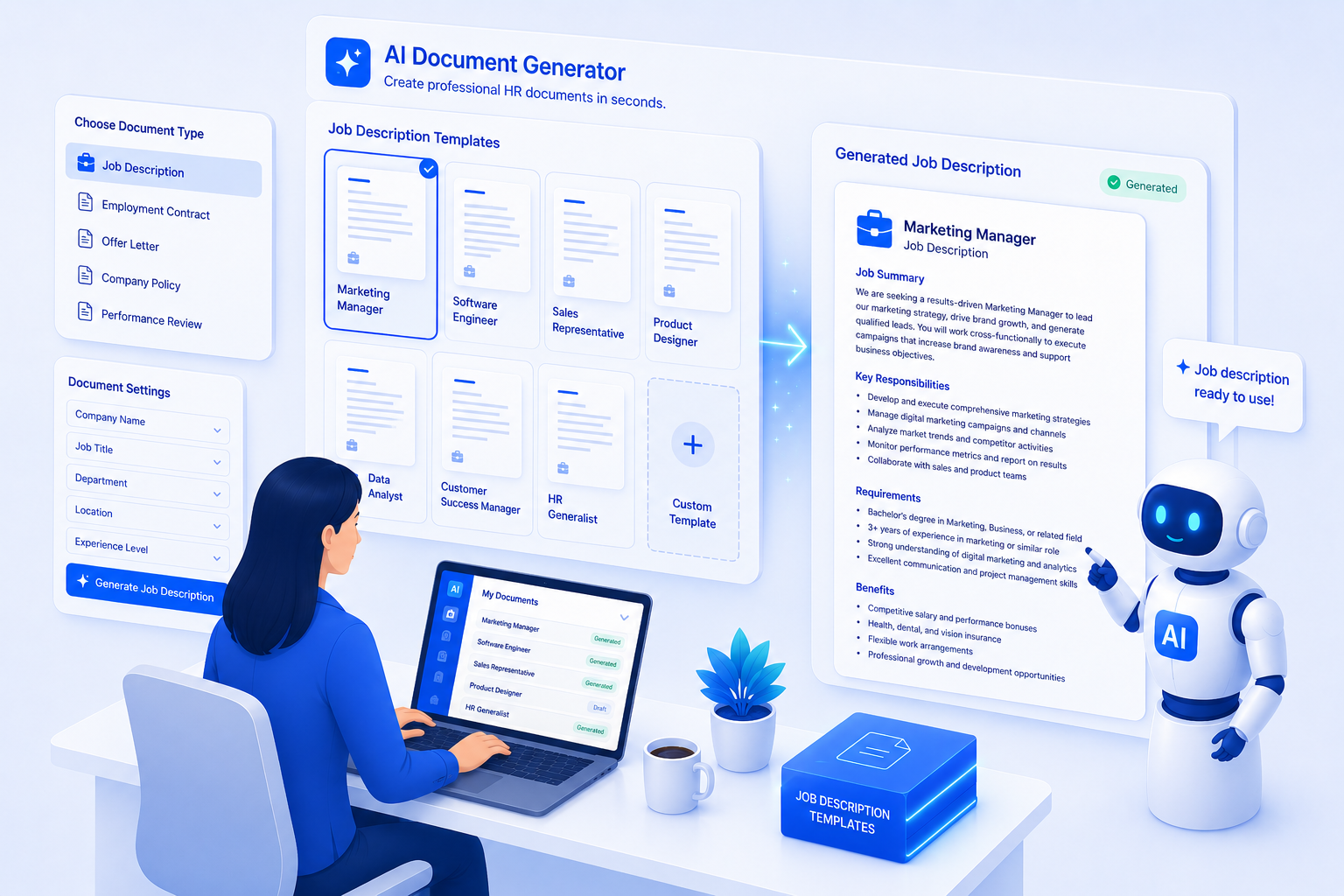 How to create perfect job descriptions in seconds